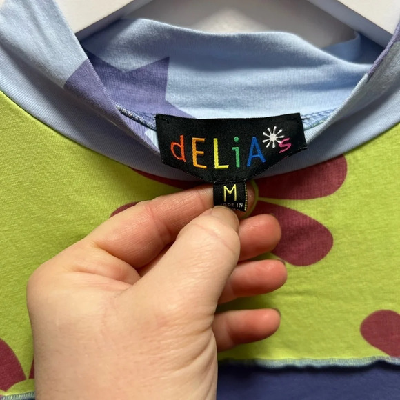 dELiA*s by Dolls Kill Season's Greetings Patchwork Mini Dress - Picture 4 of 4